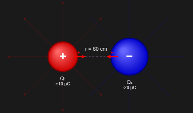 Coulomb's Law Simulation