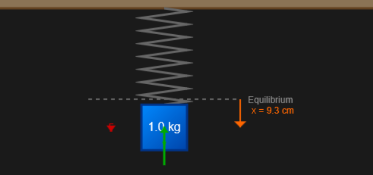 Hooke's Law Simulation